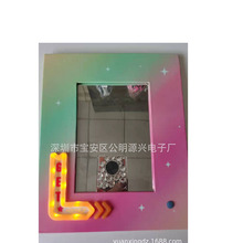 學生寫字板發光文具用品可擦寫懸掛式磁性LED發光白板