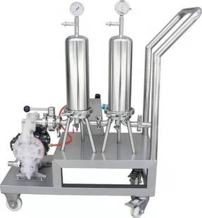 供應香水過濾機 化妝水微孔膜過濾器雙聯過濾器