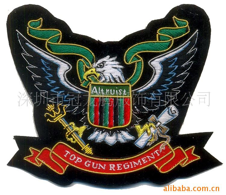 手工绣花章、印度丝(图)