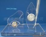 供应水晶办公用品/水晶办公台座