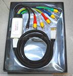 HDMI转5RGB+aideo视频线