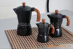 供应黑色,树纹手柄,铝制咖啡壶