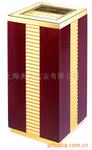 供应铜木垃圾桶 木制烟灰座 酒店大堂烟灰盅 座地垃圾桶带烟灰座