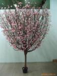 供应仿真植物,仿真桃花树,春节装饰品