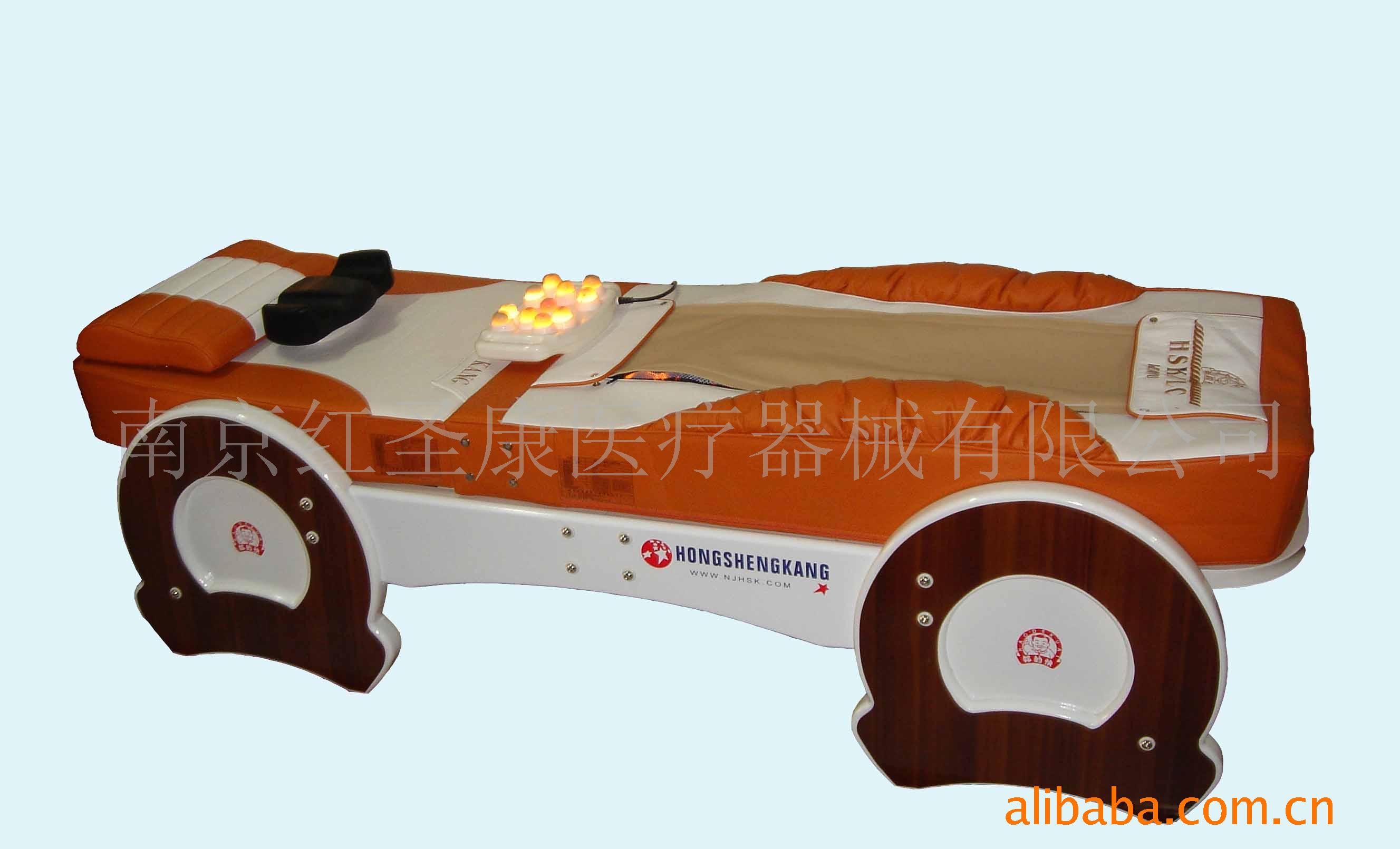 【温玉理疗床,可折叠的按摩床,远红外线温热玉