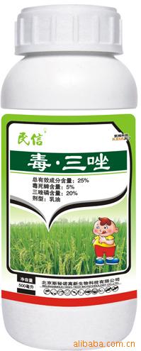 民信农药25%毒死蜱三唑磷乳油水稻杀虫剂强力推荐