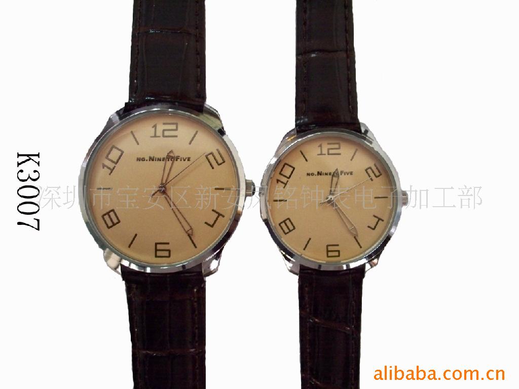 【高档精美咖啡色情女石英手表】