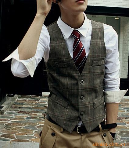 批发采购男式<em>马甲</em>-<em>定做高档</em>男士<em>马夹</em>、西装立