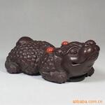 龙生九子貔貅/宜兴紫砂/茶宠,茶道摆件/紫砂雕塑