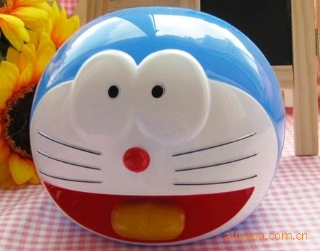 叮当猫存钱罐 卡通大头机器猫储蓄罐 多啦a梦