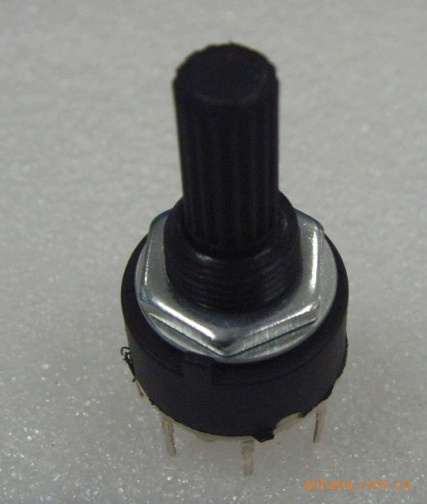 全塑料 波段开关 旋转开关 sr16 16mm 环保 2档-8档 档位开关