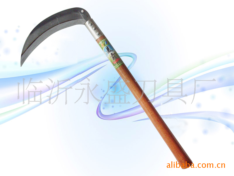 厂家直销加工定做各种型号木柄230镰刀