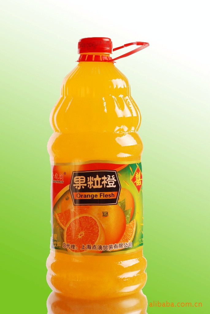 粒粒橙玻璃瓶图片
