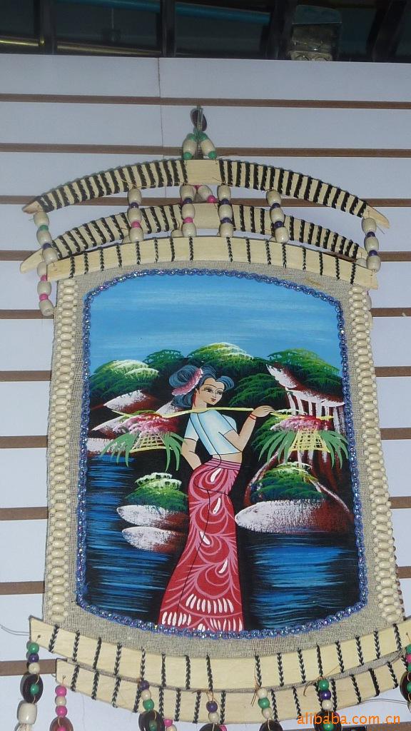 适用场所:家居 外框尺寸:55*40(cm) 包装:纸盒 品牌:少数民族人物羊皮