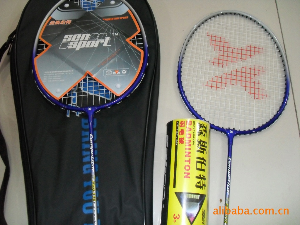 优质铝合金118中档羽毛球拍 配球一筒