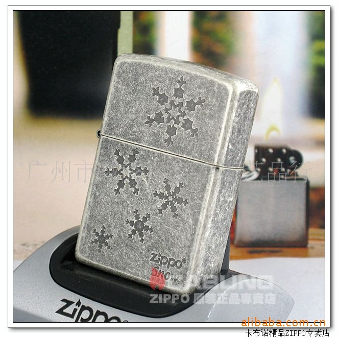 芝宝-批发 正品 zippo 金属 打火机 五朵雪花as