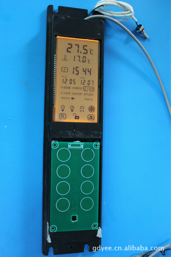 最热销产品 隔玻璃触摸操作全智能型鱼缸控制器ybm-142 玻璃鱼缸