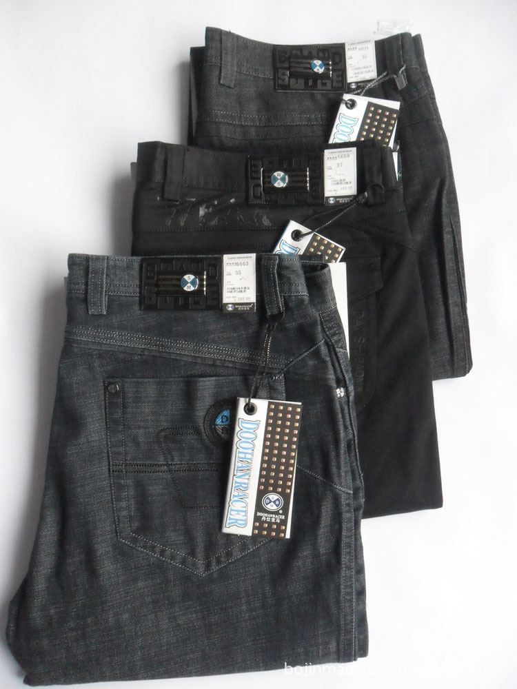 丹仕宝马 男裤时尚休闲裤 秋冬新款 诚招网店代理 一件代批发6668