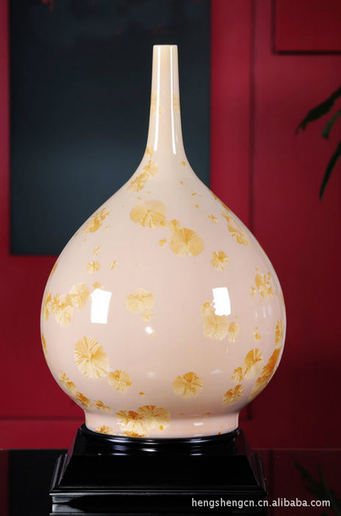 恒生缘陶瓷工艺品结晶釉礼品陶瓷 顺天应人