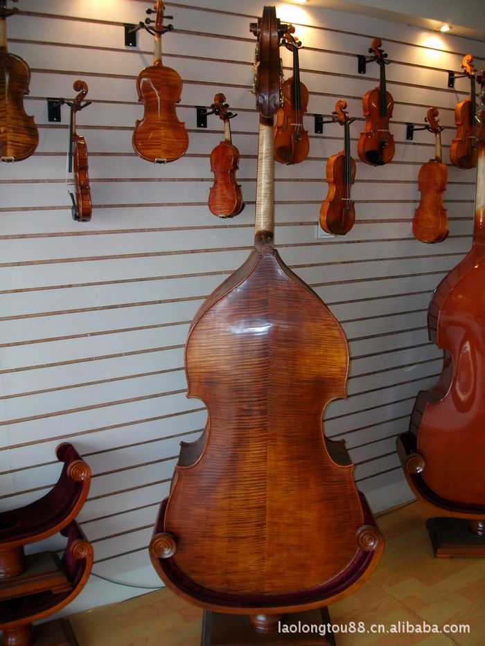 高档虎纹大贝司 低音提琴 倍大提琴