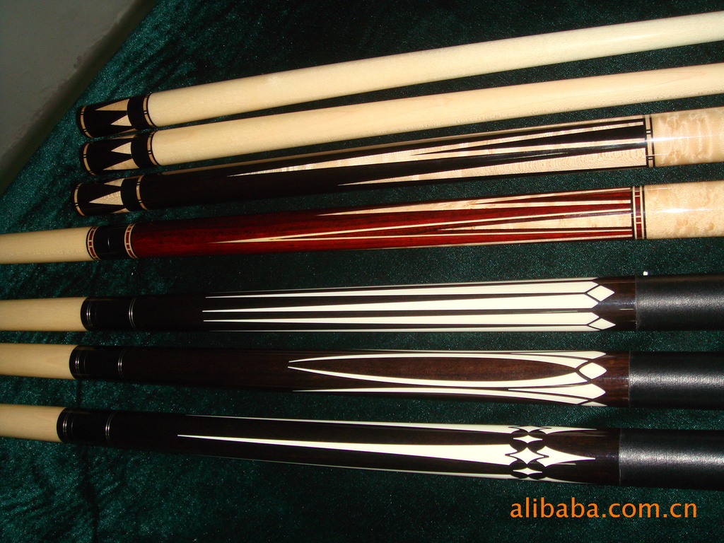 力国台球杆枫木台球杆12式分体球杆台球杆双节叉角台球杆