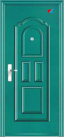 大量批发喷塑防盗工程门