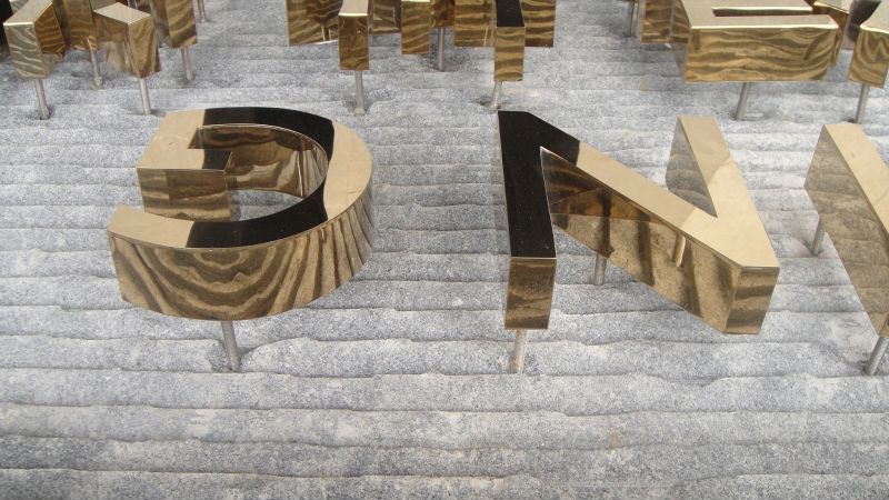 精品不锈钢背打光字/不锈钢灯箱字/招牌/厂牌/led发光字制作