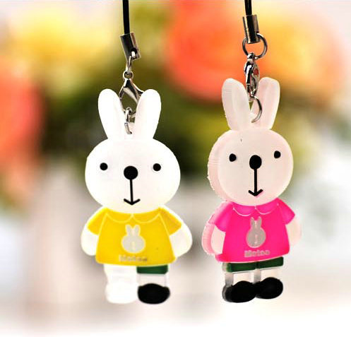 咪兔情侣手机挂件 兔子手机链 一对