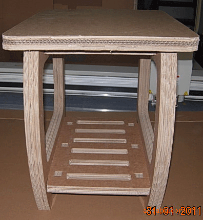 神奇的瓦楞纸家具-纸离子之单人沙发组合