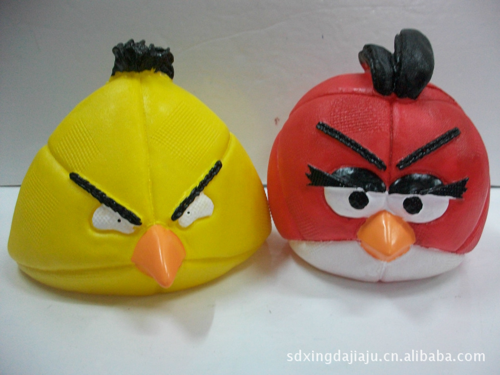 高档搪胶工艺礼品 愤怒的小鸟a