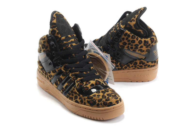 2012热卖adidas obyo豹纹大鞋舌日本限量版高帮板鞋女子运动鞋 199.