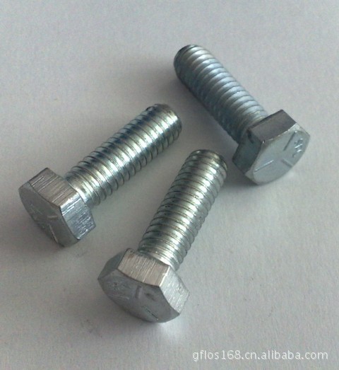 【供应美制,英制六角螺丝,兰白锌六角螺丝】价格,厂家,图片,螺栓/螺柱