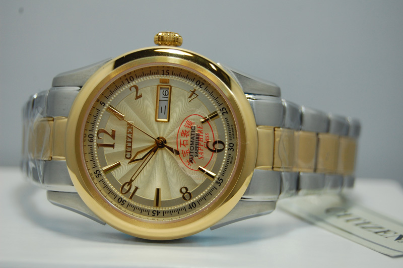 批发西铁城手表原厂机芯男士机械表nh8310-53ab金