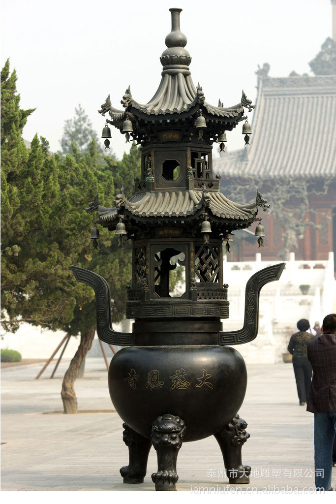 大型 寺庙 铜质 铁质 香炉 可定制