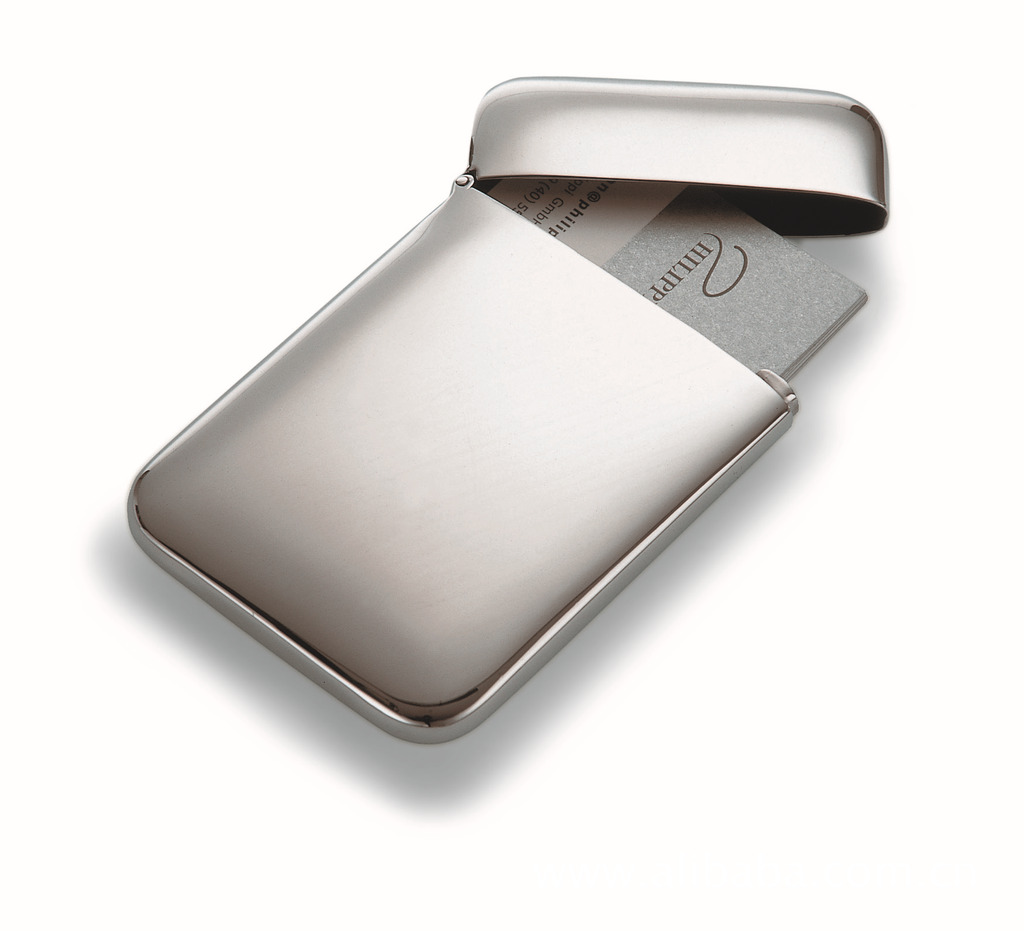 【中国代理】批发德国philippi不锈钢金属名片盒 高档品牌名片盒