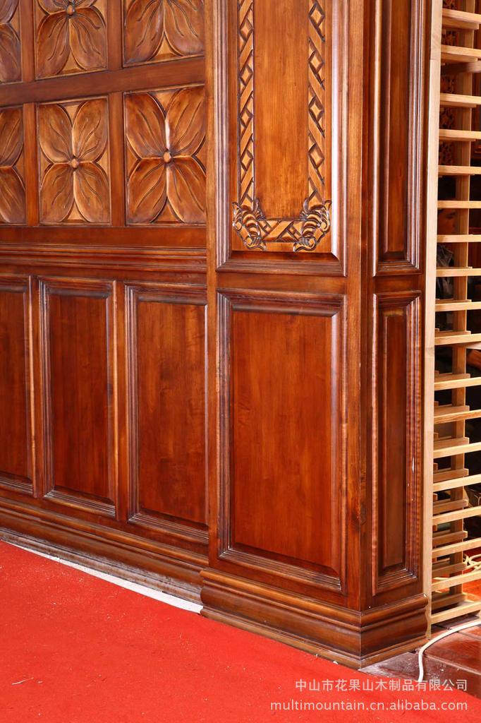 整体书柜 实木书柜 象牙白书柜 书房