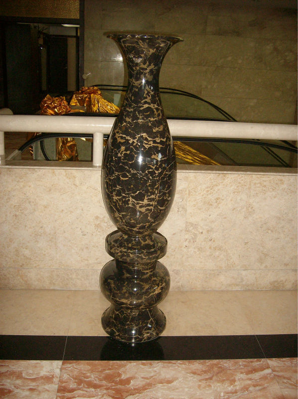 天然大理石,优质金线石尊贵花瓶大厅摆设艺术品