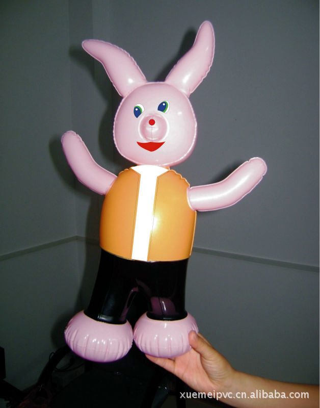 pvc充气熊仔 吹气动物 充气公仔 电压产品