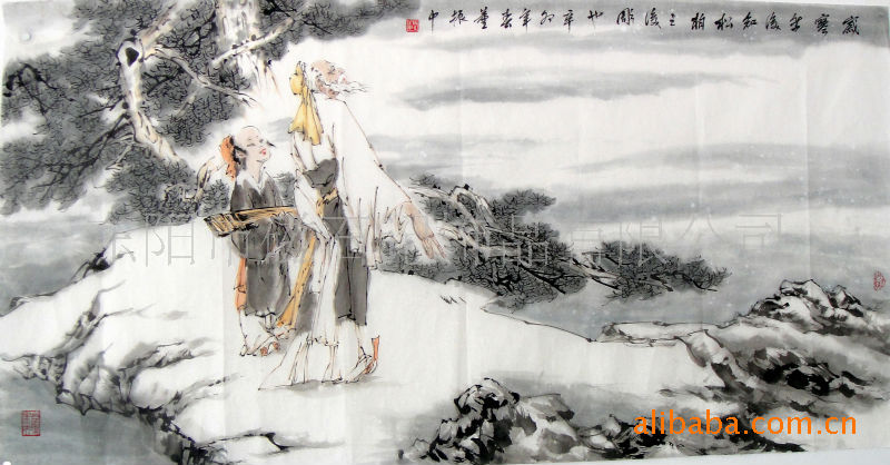 董振中老师作品潇洒飘逸,中国难得的人物画画家,增值空间很大.图片_10