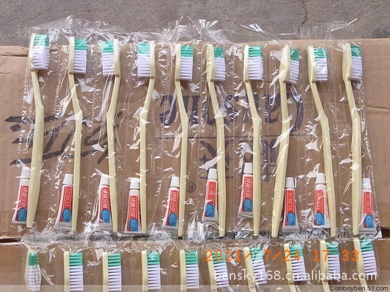 特价 二合一牙具 客房用品一次性牙刷牙膏牙具套装