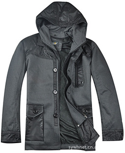 最新上架 商务男装莱顿休闲夹克/外套10617 100%聚酯纤维 帽可脱
