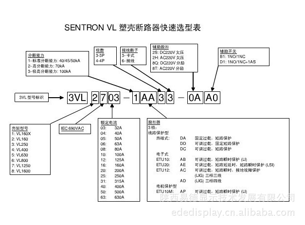 西门子塑壳断路器图解图片