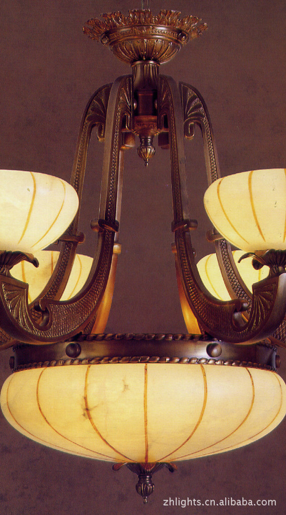 云石吊灯88046西班牙进口云石灯罩酒店工程豪华别墅厂家直销