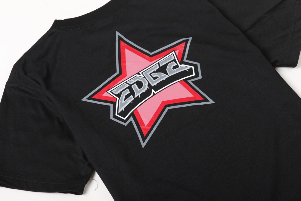 wwe 特价wwe摔角短袖edge 艾吉咬星星 t恤衫 黑色