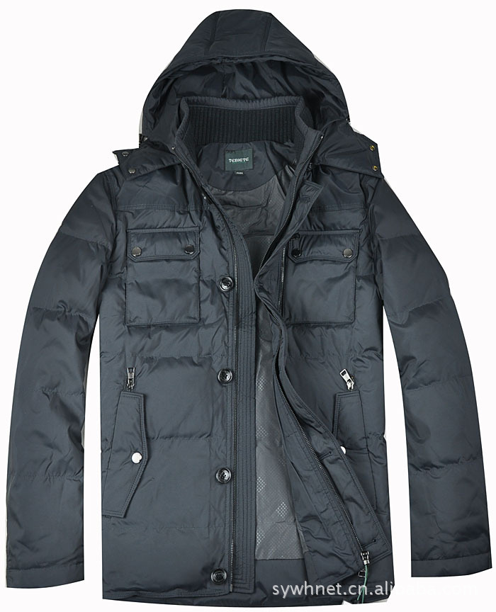 最新上架 特别特男装时尚休闲羽绒服t12601 90%灰鸭绒填充