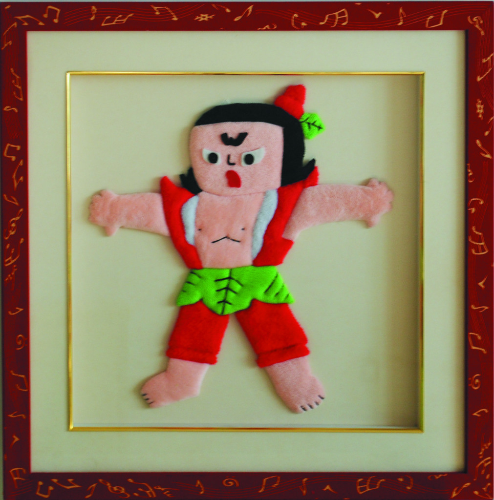 巧娃子绒艺绣 diy手工艺品 qwz-92红娃 卡通套装