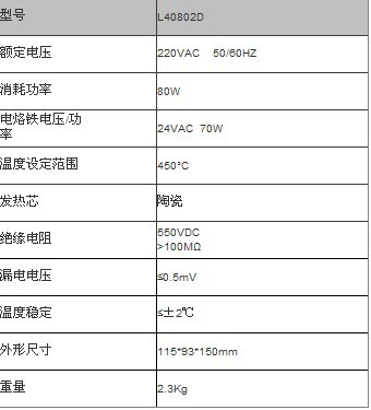 防静电 智能无铅电焊台 l40802d