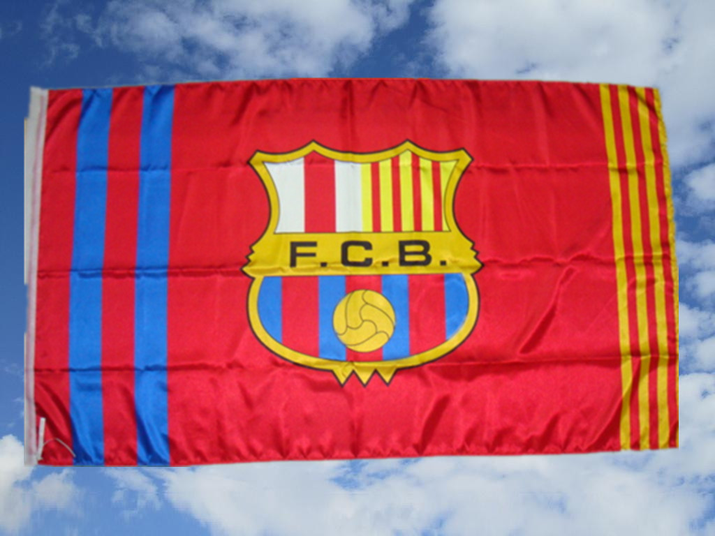 各种材质各尺寸巴塞罗那城市旗barcelonacityflag