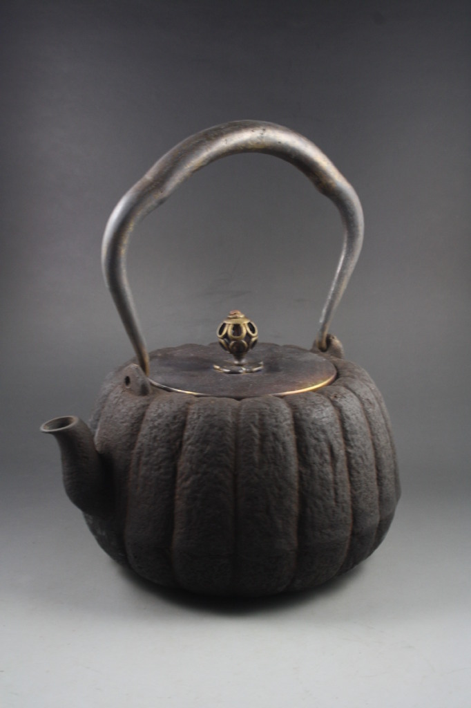 正和堂铁壶诚招代理 铸铁生铁茶壶 菊割阿古陀形铁壶 厂家批发