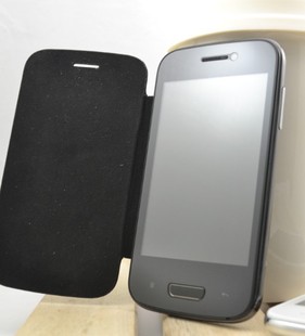 0寸电容屏安卓智能手机 1g双核cpu 送皮套国产低价批发